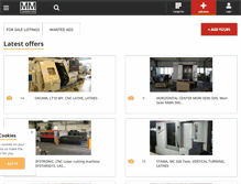 Tablet Screenshot of machmarket.com